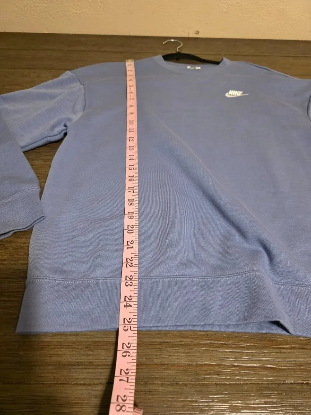 Nike Sportswear Club Fleece Loose Crew Neck Sweatshirt NWT Blue XS